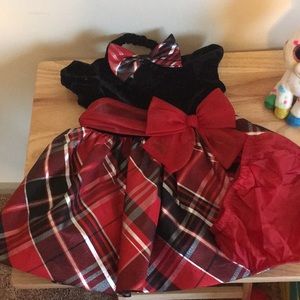 Baby 1st xmas dress (only worn for xmas pictures)